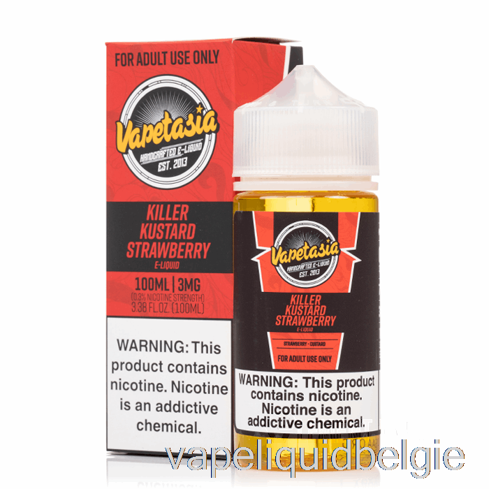 Vape Smaken Killer Kustard Aardbei - Vapetasia - 100ml 3mg